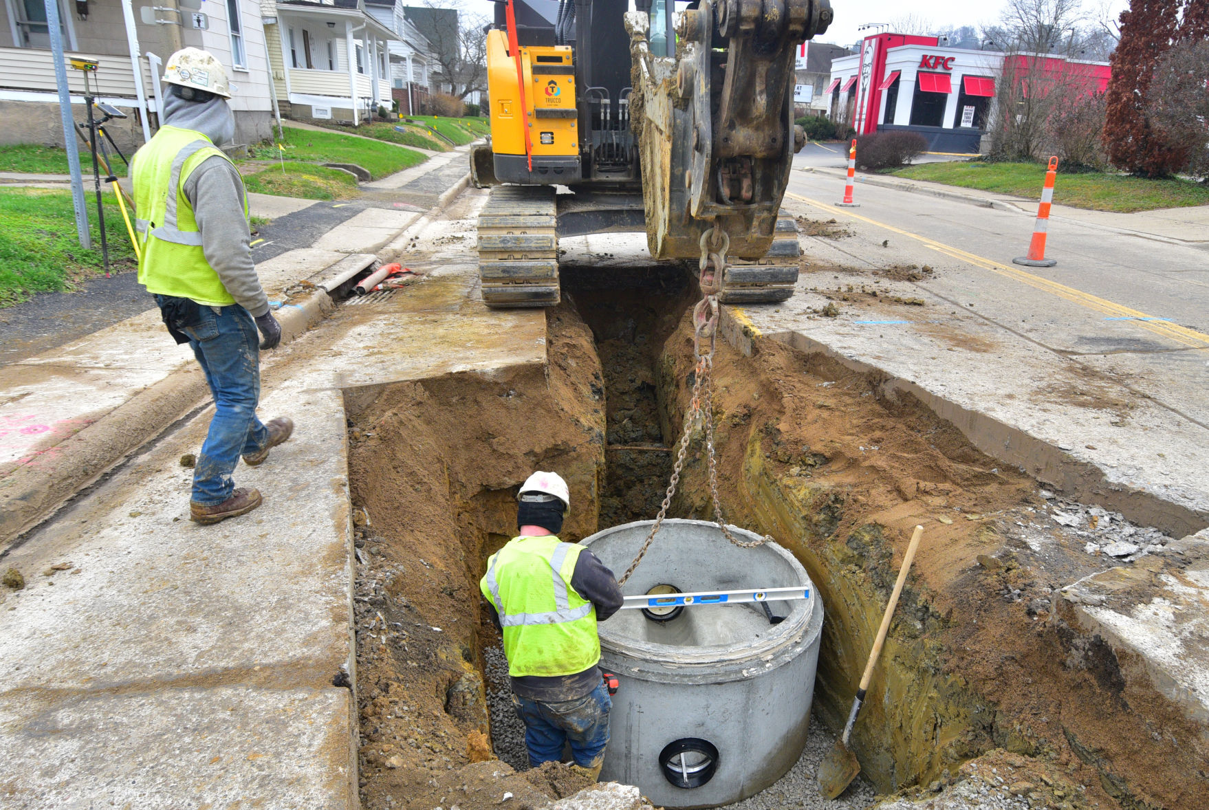 Stimson sewer work